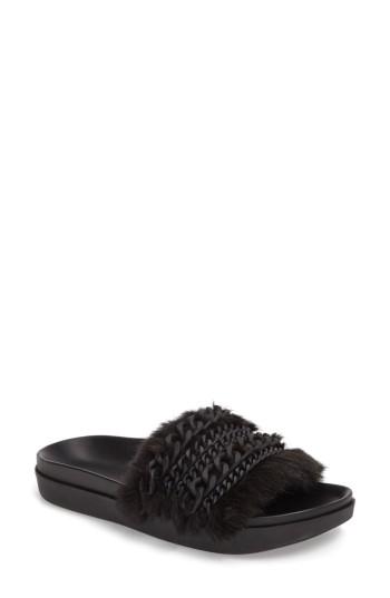 Women's Kendall + Kylie Sammy Slide Sandal .5 M - Black