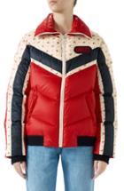 Women's Nobis Hooded Down Parka With Genuine Coyote Fur Trim - Blue