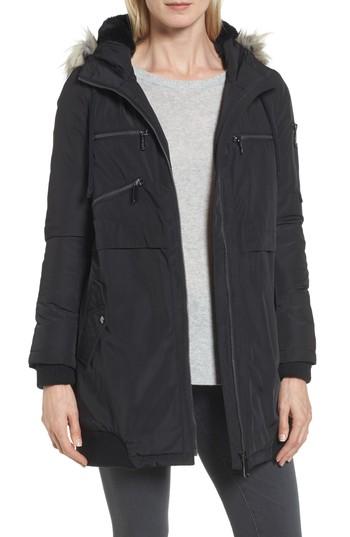 Women's Sam Edelman Berber Parka With Faux Fur