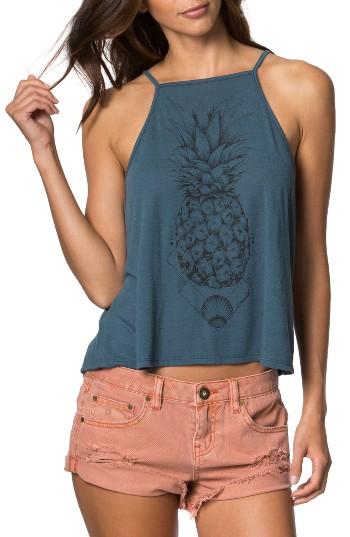 Women's O'neill Pineapple Daze Tank - Blue
