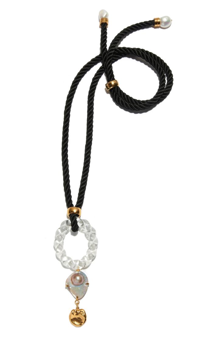 Women's Lizzie Fortunato Malta Knot Pendant Necklace