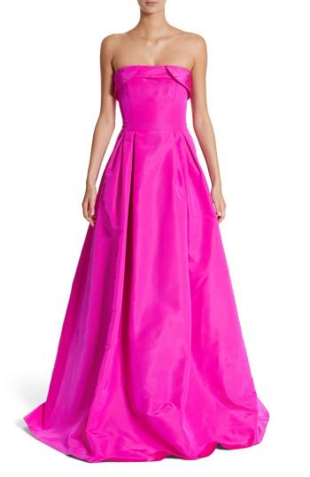 Women's Sachin & Babi Noir Foldover Strapless Ballgown