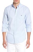 Men's Vineyard Vines Twin Pond Classic Fit Tattersall Check Sport Shirt - Blue