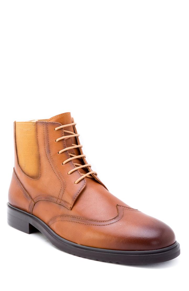 Men's Zanzara Morell Lace-up Chelsea Boot .5 M - Brown