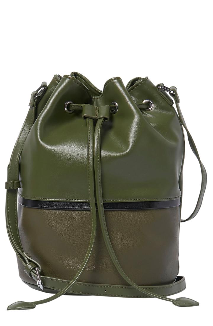 Urban Originals Love Me Vegan Leather Bucket Bag - Green