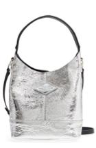 Rag & Bone Mini Camden Metallic Lambskin Tote - Metallic