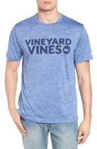 Men's Vineyard Vines Space Dye Crewneck Performance T-shirt - Blue