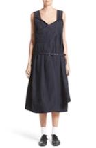 Women's Comme Des Garcons Pleated Twill Dress