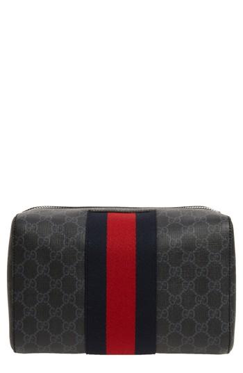 Men's Gucci Gg Supreme Hand Duffel Bag - Black