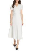 Women's Jenni Kayne Dot Silk Wrap Dress - Ivory