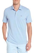 Men's Vineyard Vines Kennedy Stripe Golf Polo - Pink