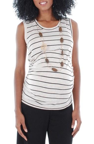 Women's Everly Grey 'maggie' Maternity Tank - Beige
