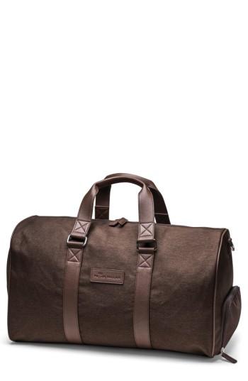 Men's Peter Millar Twill Duffel Bag - Brown