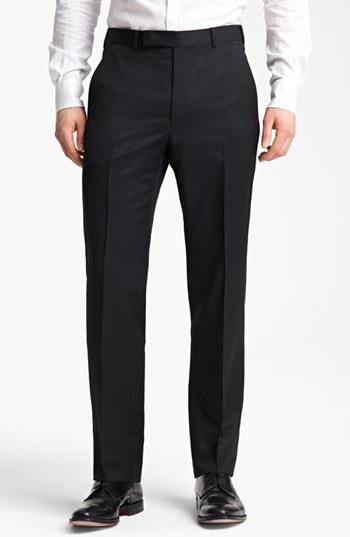 Men's Z Zegna Flat Front Trousers
