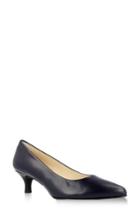 Women's Ukies Phyllis Kitten Heel Pump .5 M - Blue