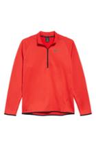Men's Nike Quarter Zip Pullover R - Red