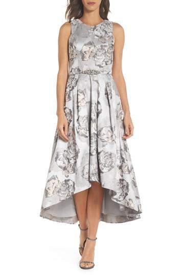 Women's Eliza J High/low Gown - Grey