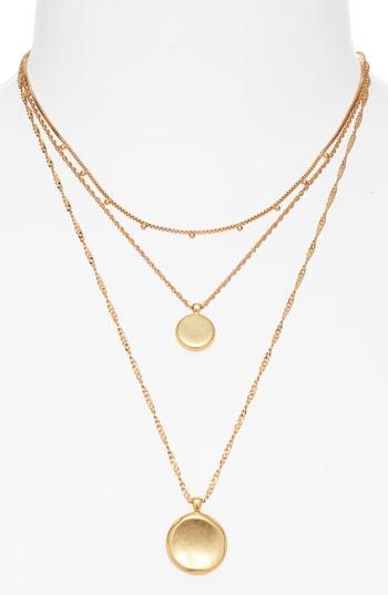 Women's Madewell Coin Layered Necklace