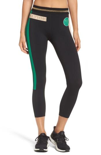 Women's P.e Nation On Deck Leggings - Black