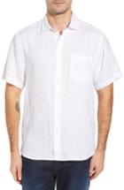 Men's Tommy Bahama Costa Sera Linen Sport Shirt - White
