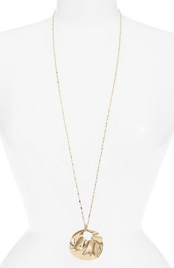 Women's Halogen Molten Long Pendant Necklace