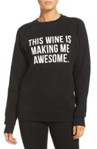 Women's Brunette The Label 'this Wine' Crewneck Sweatshirt