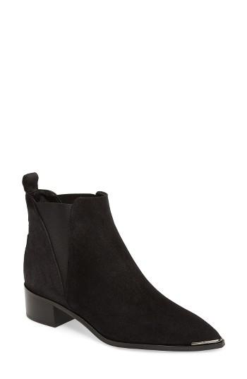 Women's Acne Studios 'jensen' Pointy Toe Bootie Us / 39eu - Black