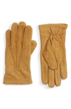 Men's Hestra 'arthur' Suede Gloves - Brown