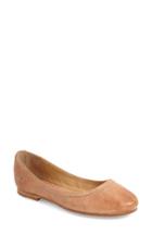 Women's Frye 'carson' Ballet Flat .5 M - Beige