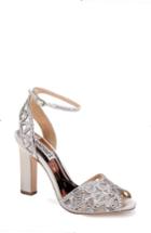 Women's Badgley Mischka Hart Crystal Embellished Sandal M - White