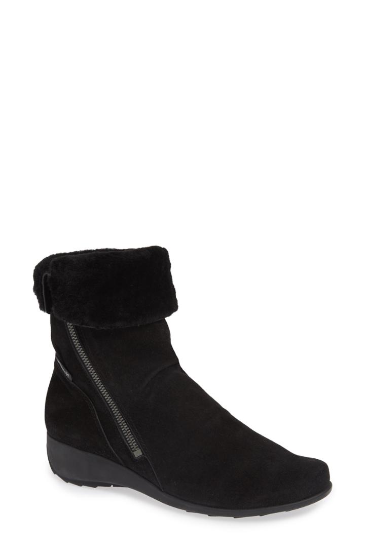 Women's Mephisto Seddy Winter Bootie .5 M - Black