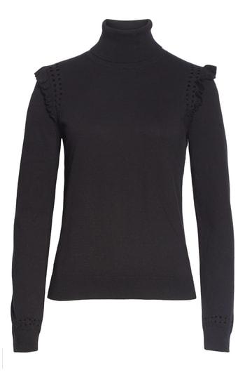 Women's Kate Spade New York Ruffle Turtleneck Sweater