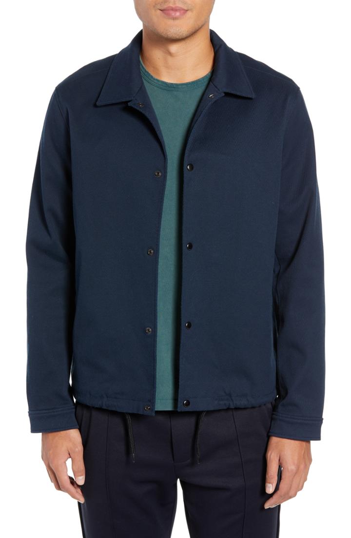Men's Vince Coach's Jacket - Blue
