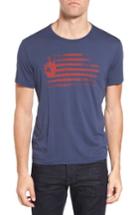Men's John Varvatos Star Usa Peace Flag Graphic T-shirt, Size - Blue