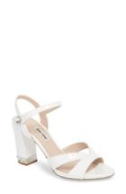 Women's Miu Miu Jeweled Heel Sandal Us / 37eu - White