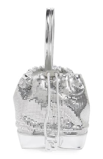 Paco Rabanne Mini Pouch Mesh Tote - Metallic