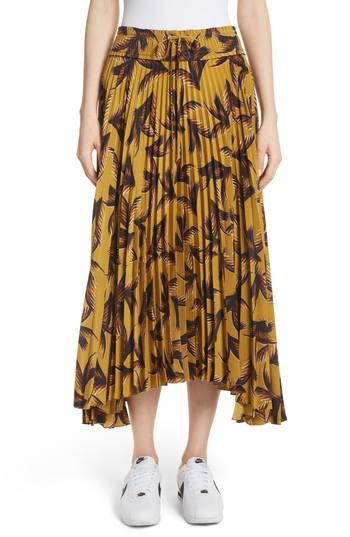 Women's A.l.c. Maya Pleated A-line Skirt