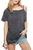 Women's Free People Coraline Tee - Grey
