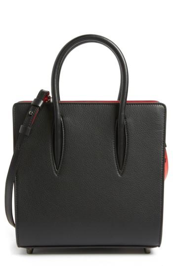 Christian Louboutin Small Paloma Empire Leather Tote - Black