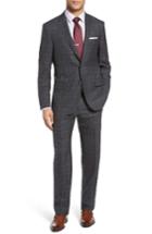 Men's Hickey Freeman Beacon Classic Fit Plaid Wool Suit