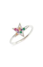 Women's Marc Jacobs Rainbow Star Stack Ring