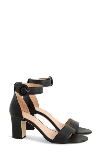 Women's J.crew Remi Ankle Strap Sandal M - Black