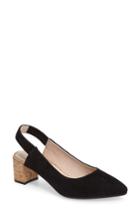 Women's Sudini Bally Slingback Pump .5 M - Black