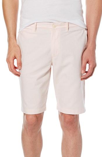 Men's Original Penguin Dobby Dot Slim Fit Oxford Shorts - Pink