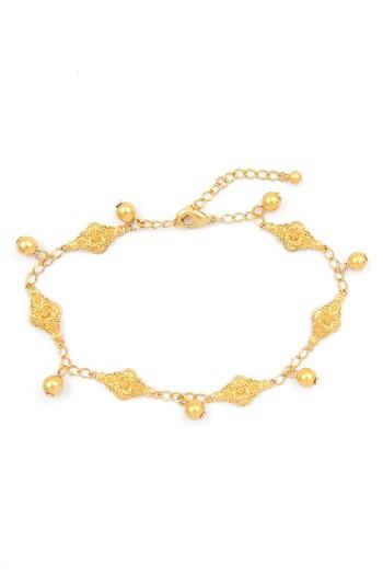 Women's Asa Kaftans Station Chain Anklet