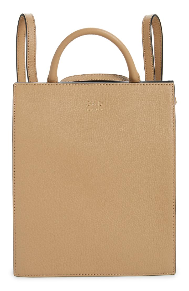Oad New York Mini Arc Convertible Backpack - Beige