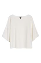 Women's Eileen Fisher Cashmere Sweater, Size - Ivory
