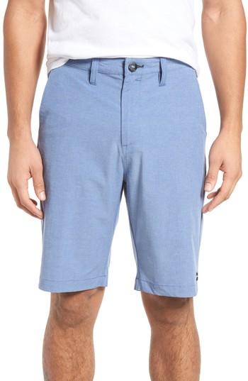 Men's Billabong Crossfire X Hybrid Shorts - Blue