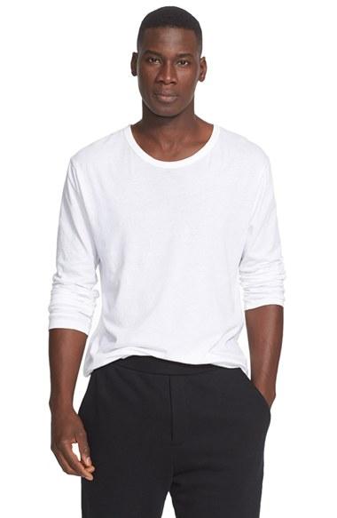 Men's T By Alexander Wang Long Sleeve T-shirt - White