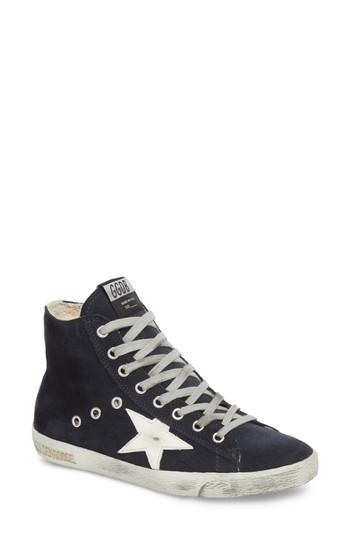 Women's Golden Goose Francy High Top Sneaker Us / 37eu - Blue